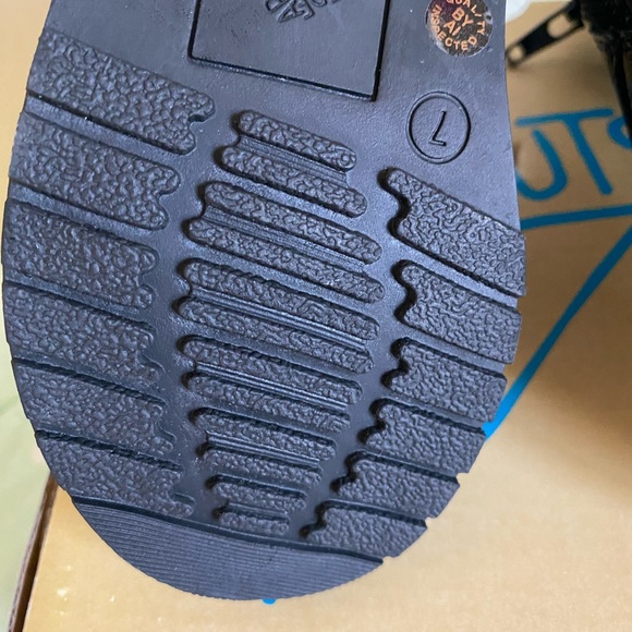 NWT Black Little Reese Glittery Girls Boots size 7 - Picture 12 of 14